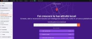 listing management tool di Semrush