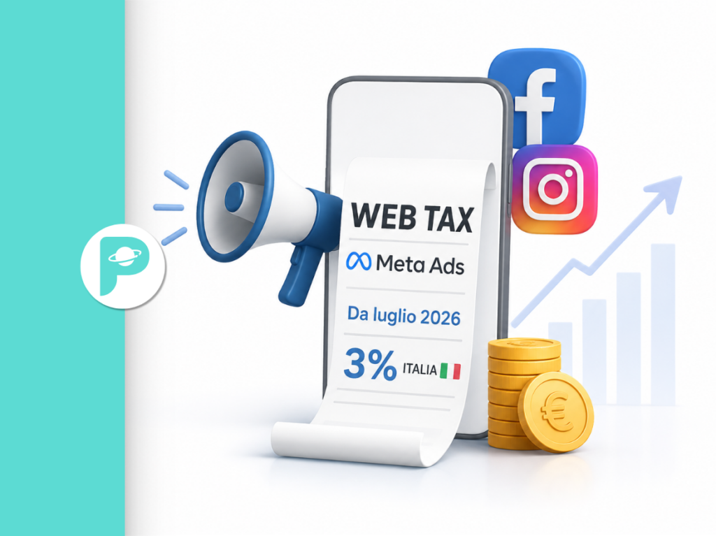 Web tax su Meta Ads da luglio 2026